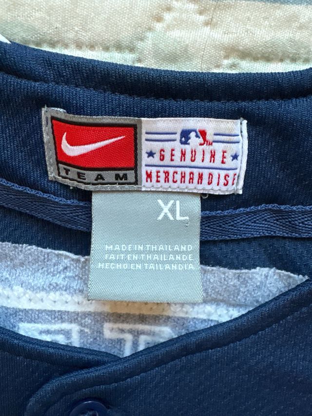 Camiseta Béisbol Nike Yankees Azul