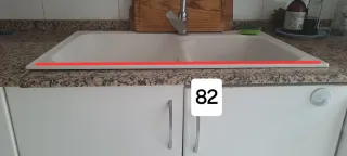 Cocina completa: armarios, horno, vitro