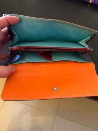 Cartera morada/ colores varios