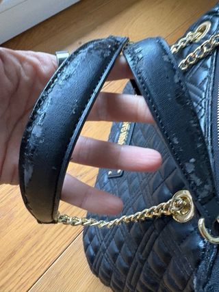 Borsa Moschino trapuntata nera