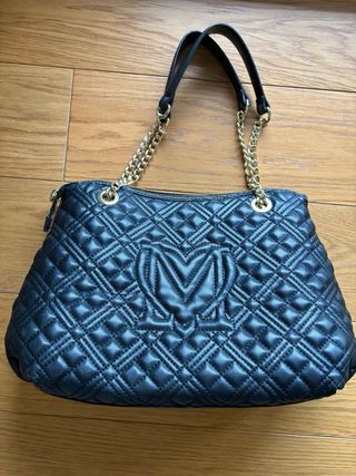 Borsa Moschino trapuntata nera