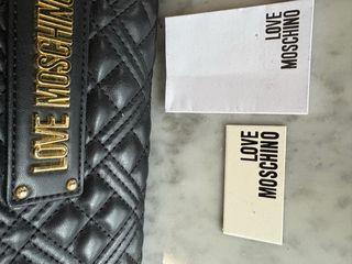 Borsa Moschino trapuntata nera
