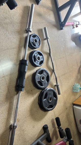 Pack Barra Olímpica, Barra Z y Discos