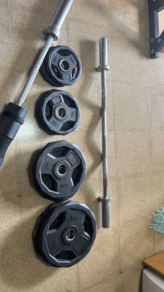 Pack Barra Olímpica, Barra Z y Discos