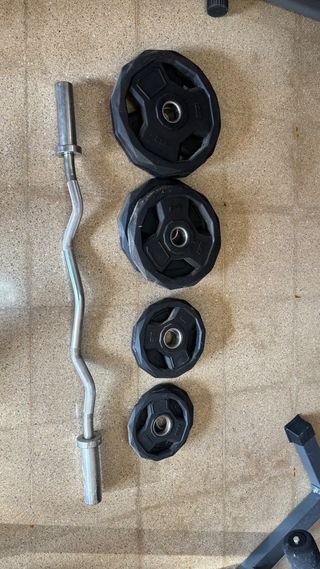 Pack Barra Olímpica, Barra Z y Discos