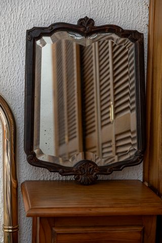 Espejo Rústico Castellano Madera y Cristal