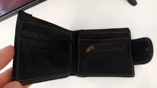 Portafoglio Giorgio Armani Pelle Nera