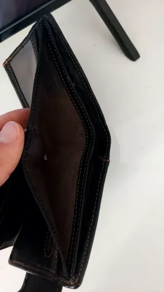 Portafoglio Giorgio Armani Pelle Nera