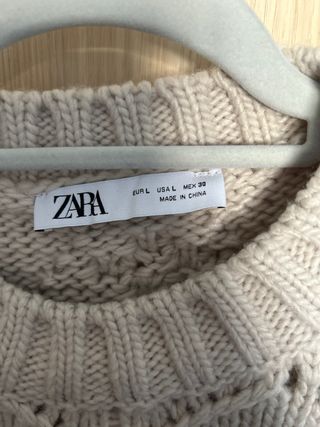 Jersey Zara punto grueso