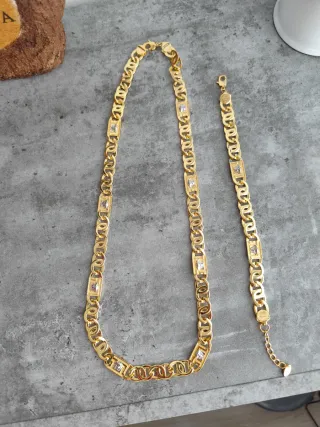 Conjunto Versace Collar y Pulsera