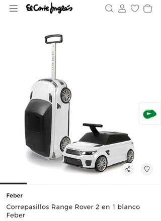 Maleta Ranger Rover para niños 2 en 1.