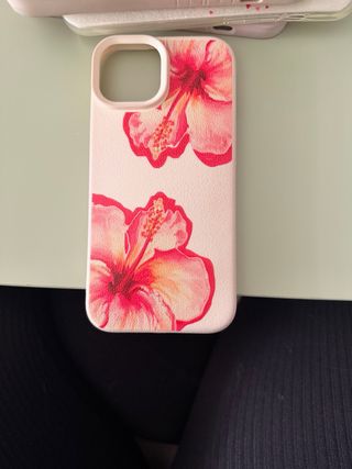 Custodia iPhone 13/14/15 Fiori Rosa