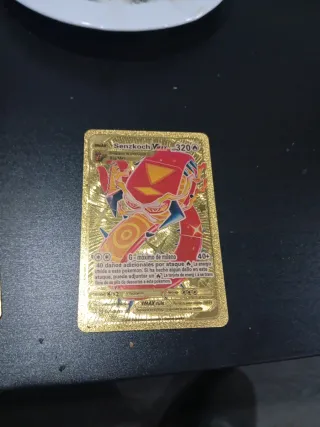 Carta Pokémon Senzkoch VMAX 320 Dorada
