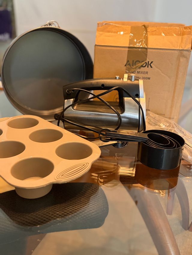 Kit Repostería Batidora y Moldes