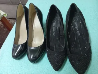 Zapatos de fiesta negros Talla 35