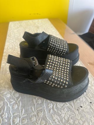 Zapatos Bloch Talla 37.5 Gris/Negro