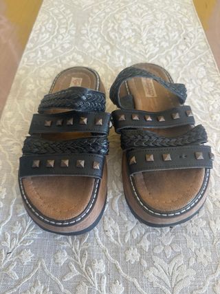 Zapatos Bloch Talla 37.5 Gris/Negro