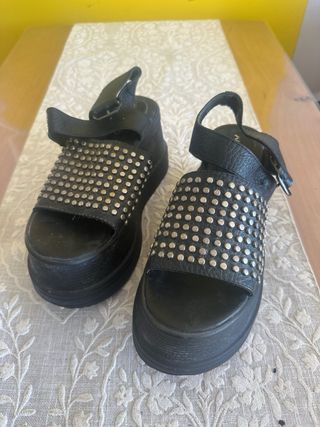 Zapatos Bloch Talla 37.5 Gris/Negro