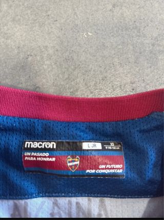 Conjunto Levante Macron Azul/Rojo Talla M