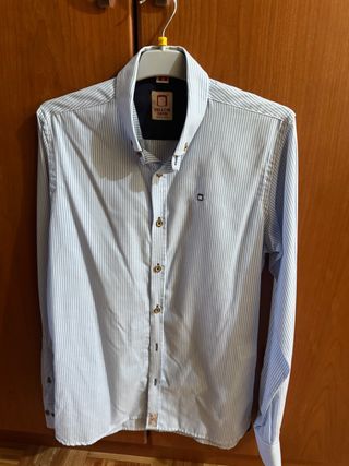 Camisa rayas azul Yellow Skin Talla S