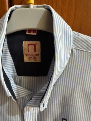 Camisa rayas azul Yellow Skin Talla S