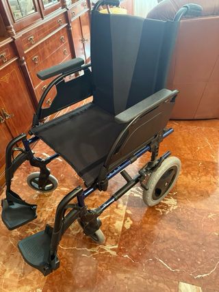 Silla de ruedas de aluminio