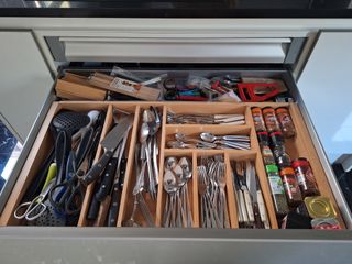 Isla de cocina moderna