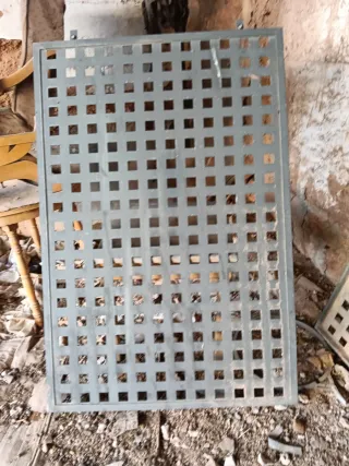 Valla metálica jardín