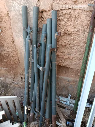 Valla metálica jardín