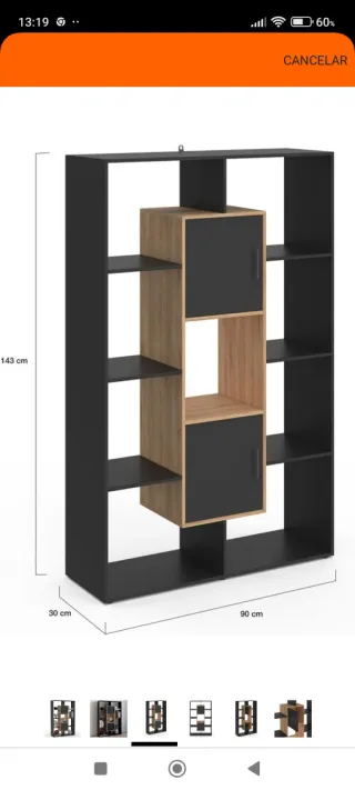 Estantería Biblioteca Colette IDMarket