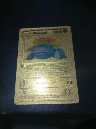 Carta Pokémon Venusaur 100 SP GOLD