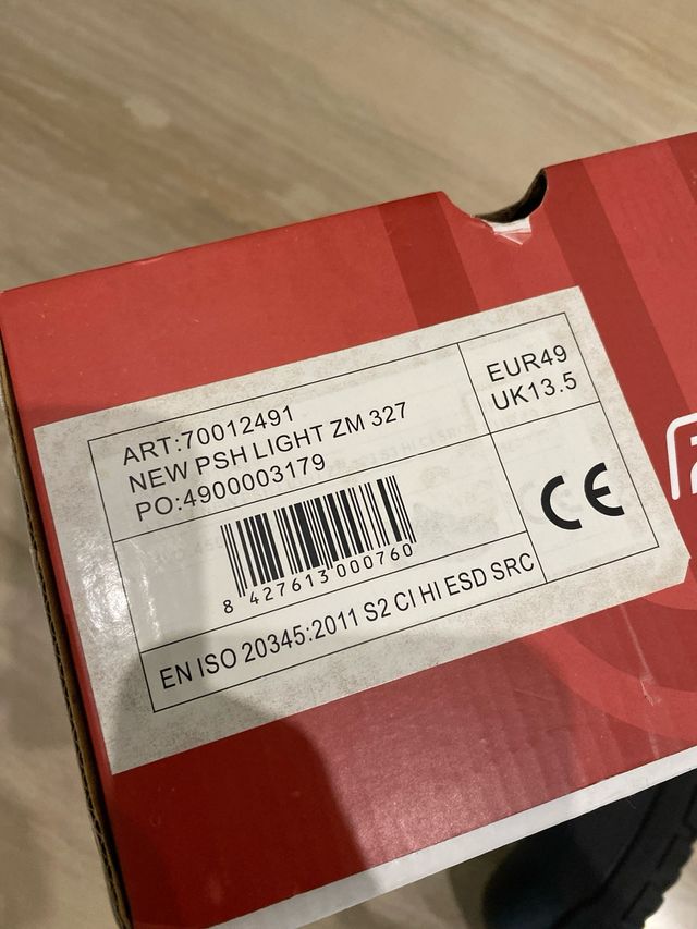 Zapatos de seguridad RSH negros