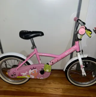 Bicicleta infantil 16 rosa
