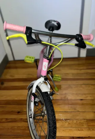 Bicicleta infantil 16 rosa