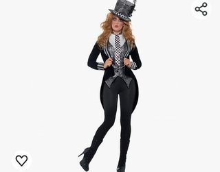 Disfraz de Miss Sombrerero Oscuro de lujo