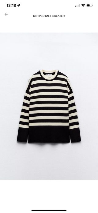 Jersey de punto rayas S