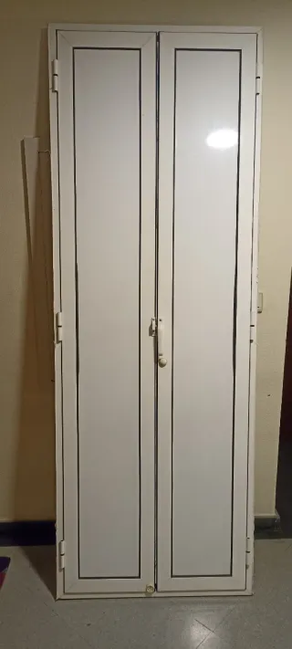 Puertas de aluminio aisladas