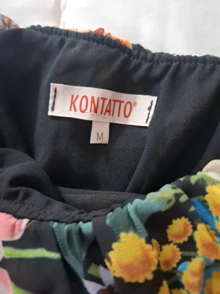 Abito floreale monospalla + coprispalle in regalo