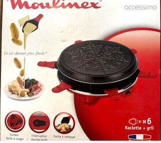 Raclette y grill Moulinex Accessimo nuevo