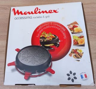 Raclette y grill Moulinex Accessimo nuevo