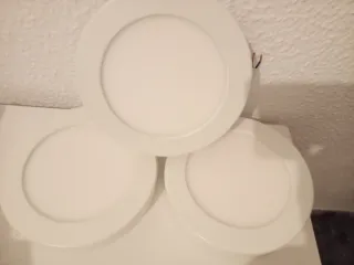 Faretti LED rotondi bianchi (3 unità)