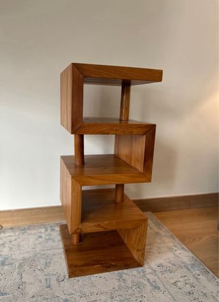 Tavolino ausiliario in legno design unico