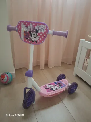 Patinete infantil Minnie Mouse 3 ruedas
