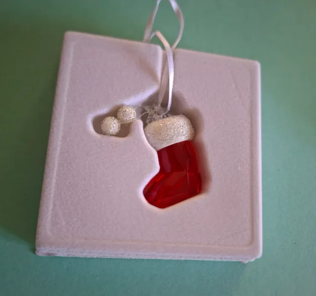 Figura Swarovski. CALCETIN PAPA. NOEL.