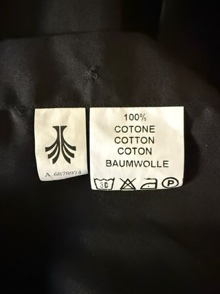 Camicia elegante Gianmarco Venturi nera taglia 40