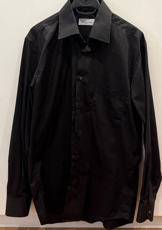 Camicia elegante Gianmarco Venturi nera taglia 40