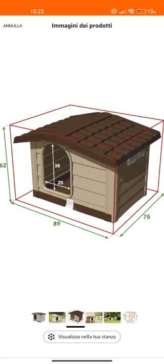 Cuccia per cani taglia media