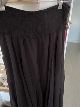 Falda gasa marrón