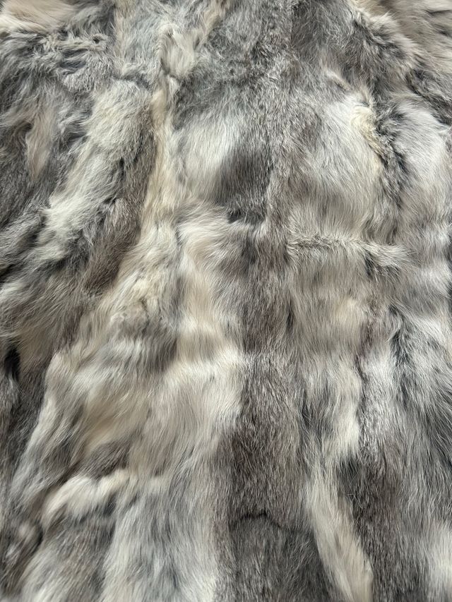 Chaleco de piel de conejo