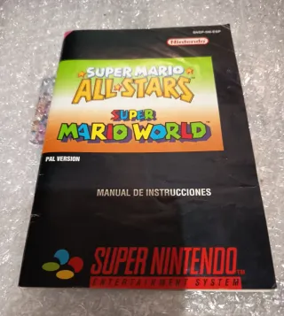 Manual Super Mario All-Stars SNES PAL